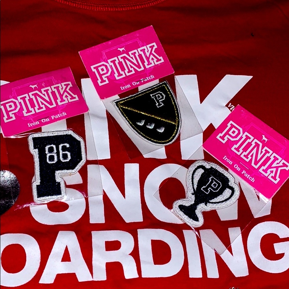 🆕🔸 VS PINK Iron on Patches RARE HTF 🔸🆕